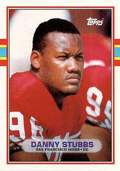#17 Danny Stubbs - San Francisco 49ers - 1989 Topps Football