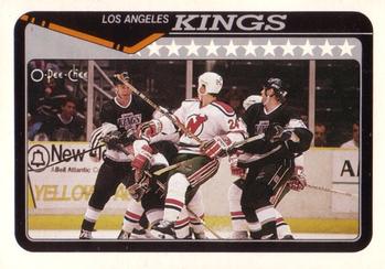 #17 Los Angeles Kings - Los Angeles Kings - 1990-91 O-Pee-Chee Hockey