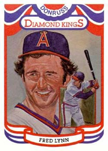 #17a Fred Lynn - California Angels - 1984 Donruss Baseball