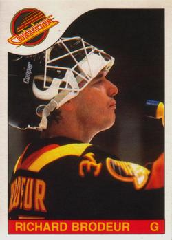 #180 Richard Brodeur - Vancouver Canucks - 1985-86 O-Pee-Chee Hockey