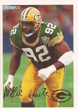 180 Reggie White - Green Bay Packers - 1994 Fleer Football – Isolated Cards