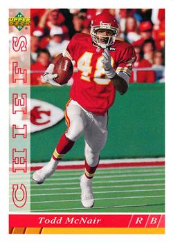 #180 Todd McNair - Kansas City Chiefs - 1993 Upper Deck Football
