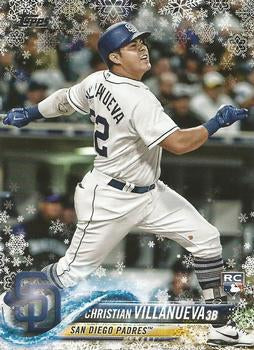 #HMW180 Christian Villanueva - San Diego Padres - 2018 Topps Holiday Baseball