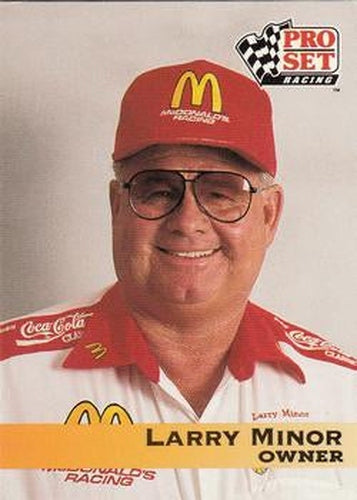 #180 Larry Minor - 1992 Pro Set NHRA Racing
