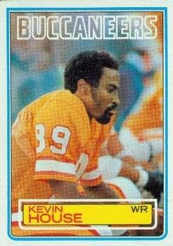 #180 Kevin House - Tampa Bay Buccaneers - 1983 Topps Football