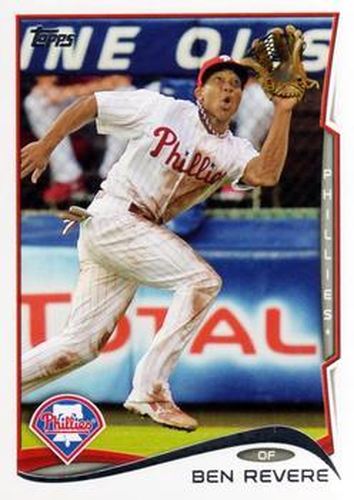 #180 Ben Revere - Philadelphia Phillies - 2014 Topps Baseball