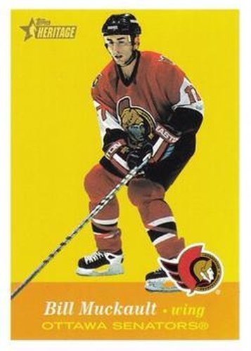 #180 Bill Muckalt - Ottawa Senators - 2001-02 Topps Heritage Hockey