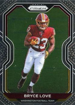 #180 Bryce Love - Washington Football Team - 2020 Panini Prizm Football