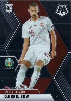 #180 Djibril Sow - Switzerland - 2021 Panini Mosaic UEFA EURO Soccer