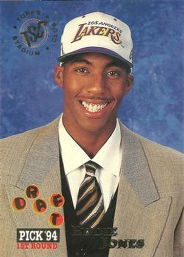 #180 Eddie Jones - Los Angeles Lakers - 1994-95 Stadium Club Basketball