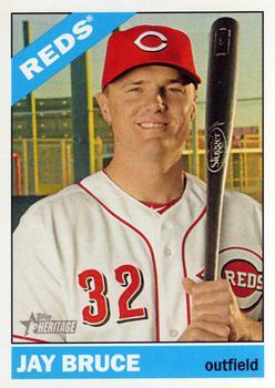 #180 Jay Bruce - Cincinnati Reds - 2015 Topps Heritage Baseball