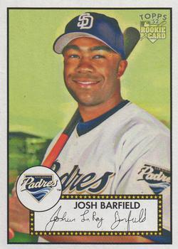#180 Josh Barfield - San Diego Padres - 2006 Topps 1952 Edition Baseball