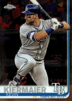#180 Kevin Kiermaier - Tampa Bay Rays - 2019 Topps Chrome Baseball