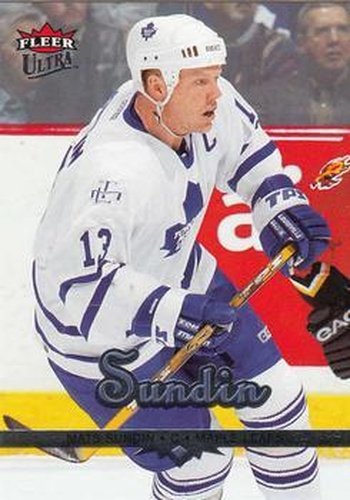 #180 Mats Sundin - Toronto Maple Leafs - 2005-06 Ultra Hockey