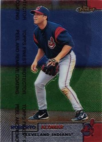 #180 Roberto Alomar - Cleveland Indians - 1999 Finest Baseball