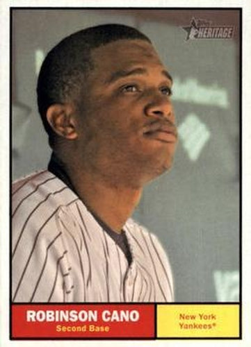 #180 Robinson Cano - New York Yankees - 2010 Topps Heritage Baseball