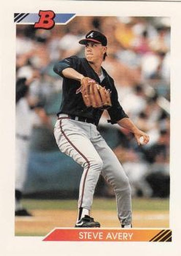 #180 Steve Avery - Atlanta Braves - 1992 Bowman Baseball