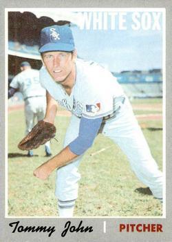 #180 Tommy John - Chicago White Sox - 1970 Topps Baseball