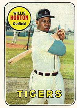 #180 Willie Horton - Detroit Tigers - 1969 Topps Baseball