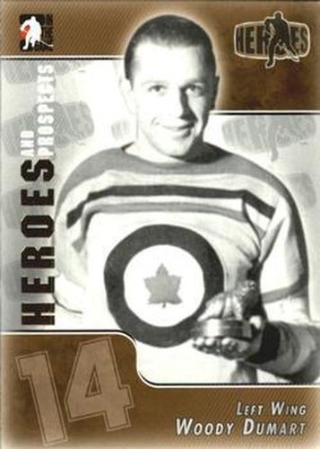 #180 Woody Dumart - Royal Canadian Air Force - 2004-05 In The Game Heroes and Prospects Hockey