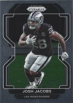 #180 Josh Jacobs - Las Vegas Raiders - 2021 Panini Prizm Football