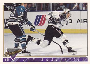 #180 Luc Robitaille - Los Angeles Kings - 1993-94 Topps Premier Hockey