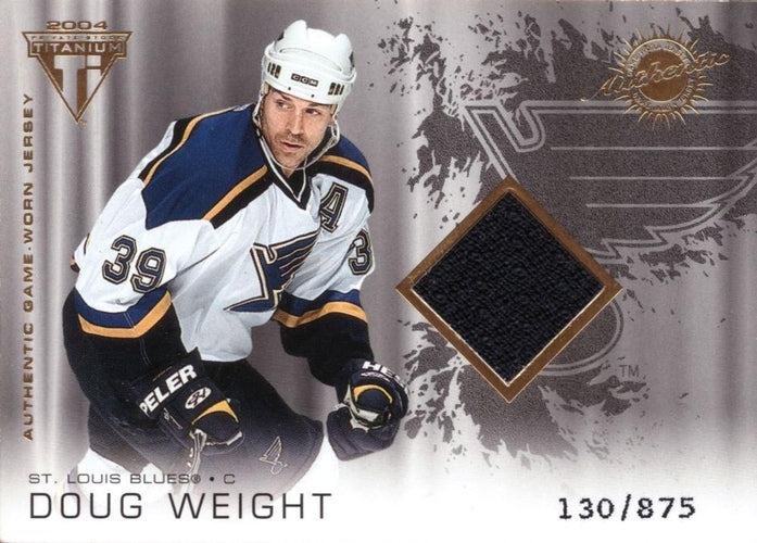 #180 Doug Weight - St. Louis Blues - 2003-04 Pacific Private Stock Titanium Hockey