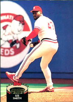 #180 Lee Smith - St. Louis Cardinals - 1992 Stadium Club Baseball