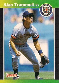 #180 Alan Trammell - Detroit Tigers - 1989 Donruss Baseball