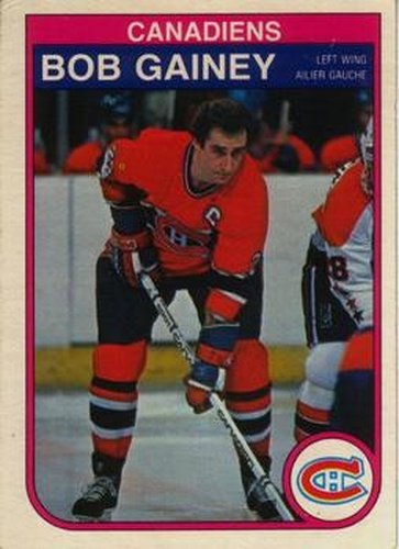 #181 Bob Gainey - Montreal Canadiens - 1982-83 O-Pee-Chee Hockey
