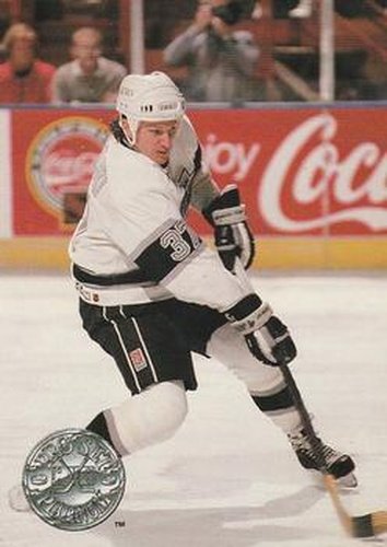 #181 Bob Kudelski - Los Angeles Kings - 1991-92 Pro Set Platinum Hockey