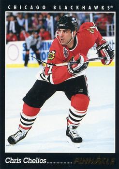 #181 Chris Chelios - Chicago Blackhawks - 1993-94 Pinnacle Hockey