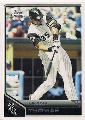 #181 Frank Thomas - Chicago White Sox - 2011 Topps Lineage Baseball
