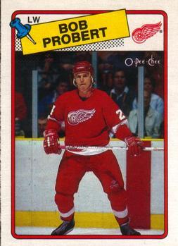 #181 Bob Probert - Detroit Red Wings - 1988-89 O-Pee-Chee Hockey