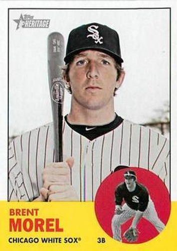#181 Brent Morel - Chicago White Sox - 2012 Topps Heritage Baseball
