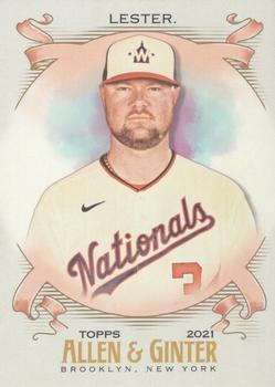 #181 Jon Lester - Washington Nationals - 2021 Topps Allen & Ginter Baseball