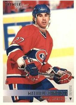 #181 Mathieu Schneider - Montreal Canadiens - 1994-95 Topps Premier Hockey