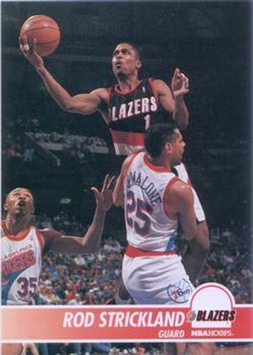 #181 Rod Strickland - Portland Trail Blazers - 1994-95 Hoops Basketball