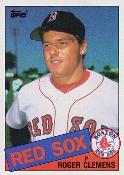 #181 Roger Clemens - Boston Red Sox - 1985 Topps Baseball