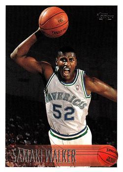#181 Samaki Walker - Dallas Mavericks - 1996-97 Topps Basketball