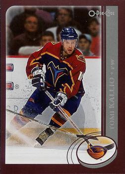 #181 Tomi Kallio - Atlanta Thrashers - 2002-03 O-Pee-Chee Hockey