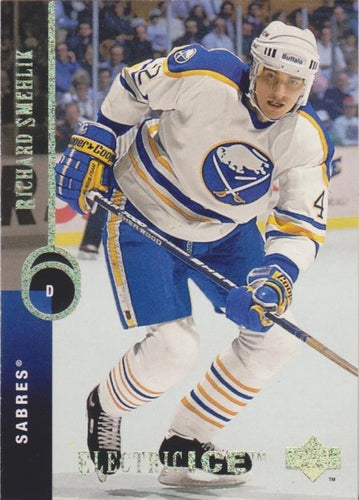 #181 Richard Smehlik - Buffalo Sabres - 1994-95 Upper Deck Hockey - Electric Ice