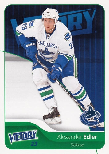 #181 Alexander Edler - Vancouver Canucks - 2011-12 Upper Deck Victory Hockey