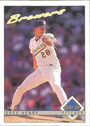 #181 Doug Henry - Milwaukee Brewers - 1993 O-Pee-Chee Baseball