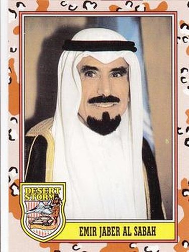 #181 Emir Jaber al Sabah - 1991 Topps Desert Storm