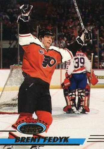 #181 Brent Fedyk - Philadelphia Flyers - 1993-94 Stadium Club Hockey
