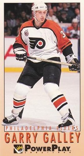 #182 Garry Galley - Philadelphia Flyers - 1993-94 Fleer PowerPlay Hockey