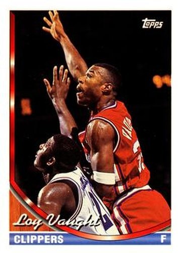 #182 Loy Vaught - Los Angeles Clippers - 1993-94 Topps Basketball