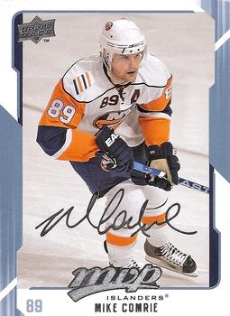 #182 Mike Comrie - New York Islanders - 2008-09 Upper Deck MVP Hockey
