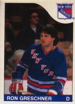 #182 Ron Greschner - New York Rangers - 1985-86 O-Pee-Chee Hockey